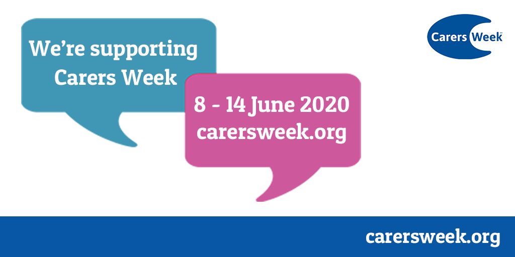 We’re pleased to be supporting <a href="/carersweek/">Carers Week</a> 2020! Find out more at: carersweek.org #CarersWeek2020
