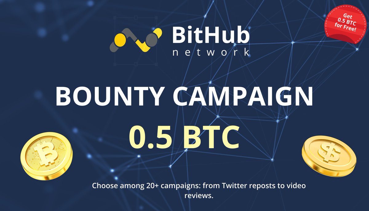 bithub_network's tweet image. ❗️Bounty is live – get 0.5 BTC❗️
🎁20+ campaigns, all rewards in Bitcoin.
💸The highest rewards in the market! Join here bithub.network/?a=bounty
🏛️Help promote BitHub – a simple & secure asset management platform.
#BitHub #BitHubNetwork #Bitcoin