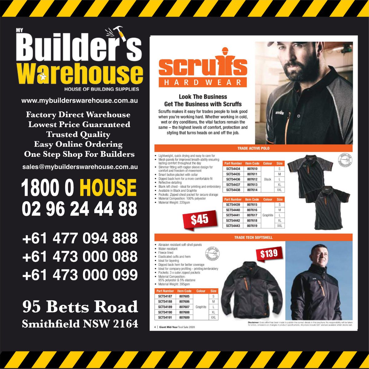 TheBuilderAPP's tweet photo. For more information contact us on 0296244488

Don't forget to visit our wesite:
https://t.co/6oBBAXvDYO

You can also send us your queries at: 
sales@mybuilderswarehouse.com.au https://t.co/rlCnvayqB9