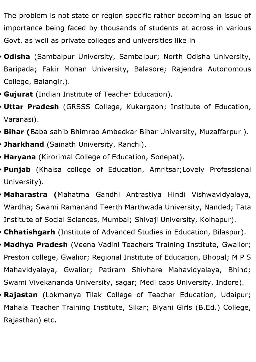 mpjyotiprakash's tweet photo. @DrRPNishank @HRDMinistry @PMOIndia @ncteDelhi plz help us we are helpless and mentally Harassed , plz Solve our #IntegratedBEdMEd Issue sir , This problm in our Preamble of our Course https://t.co/uctaVXgFBs