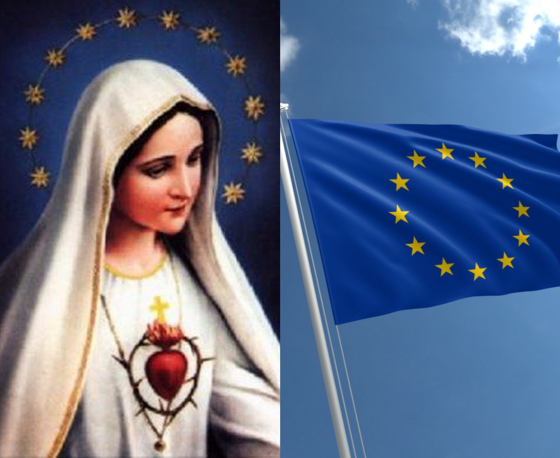 Based Croatia on Twitter: "Did you know that the inspiration for the European  flag was a "crown of twelve stars", an iconographic symbol associated with  the Blessed Virgin Mary? If Europe wants