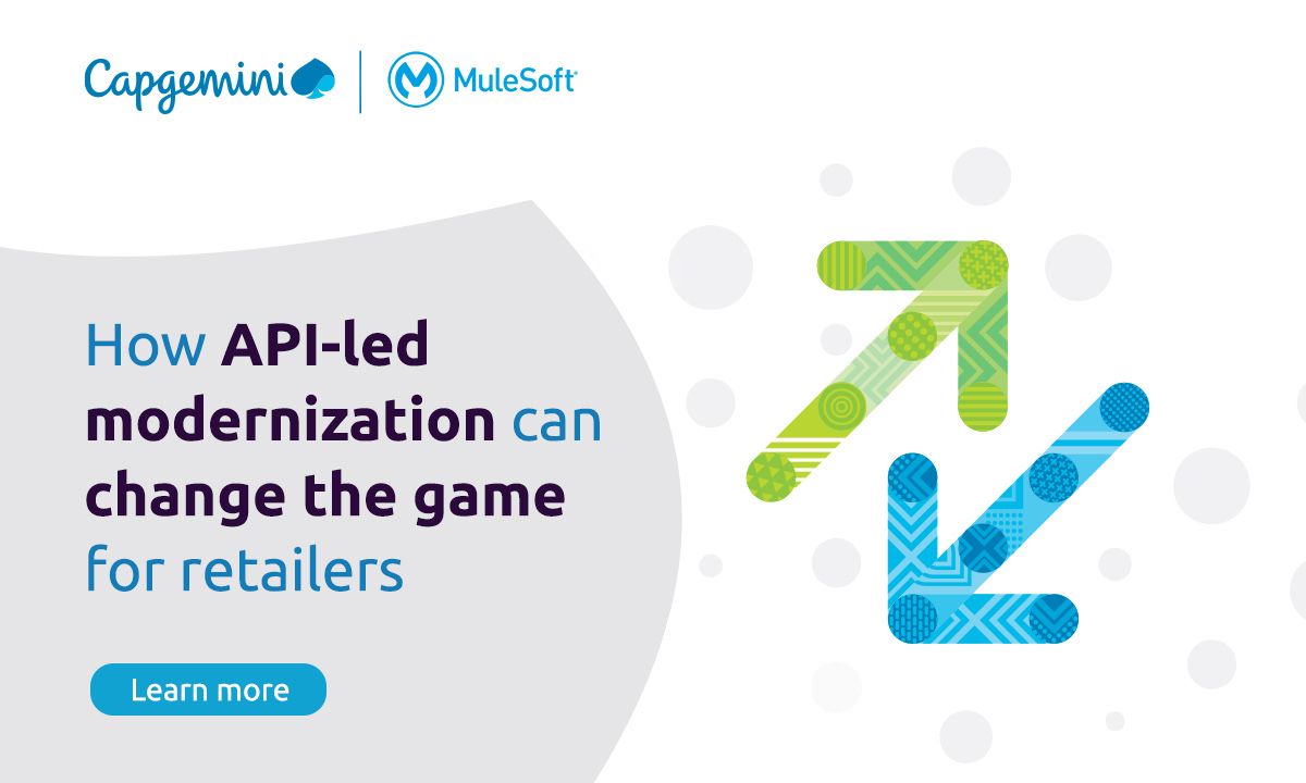 DanRJames's tweet photo. Retailers are discovering the need to be more agile.

Using an API-led strategy companies can connect data across multiple sources in real-time to generate the insights needed to create the experiences customers want.
#API #Capgemini

https://t.co/xoBbkwrIHF https://t.co/q0rYL516Nx