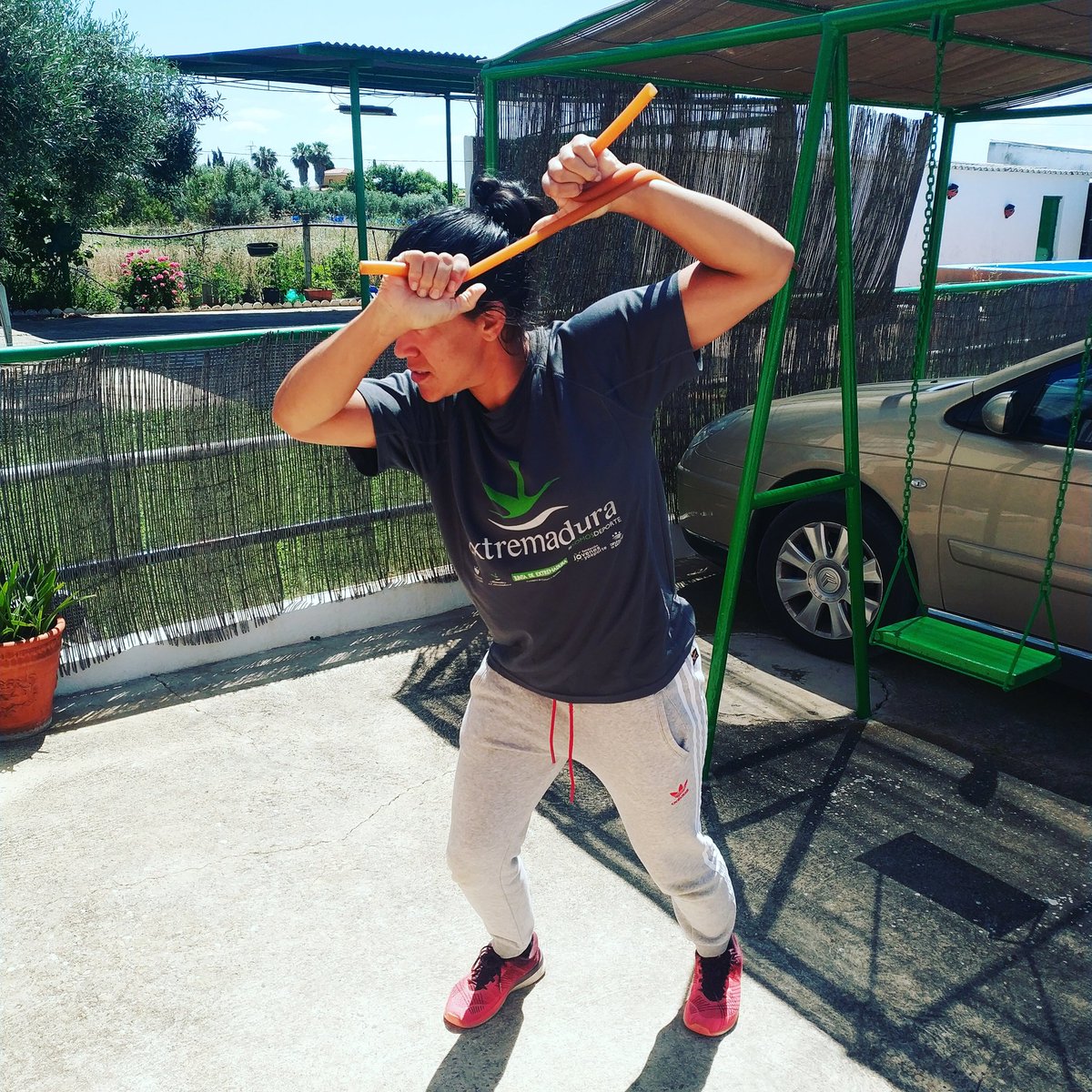 CrisCabanaP's tweet photo. Semana 13 entrenando en casa y con las mismas ganas...o más! La vuelta está cada vez más cerca💪🏾🥋 #Judo #JudoStabiaMérida #JudoEspaña #SomosDeporte #MarcaExtremadura #FundaciónJyD #MujeresHastaLaCima #FormDepor #DynamixNutrición #FuelForBalanceLife #ArtysaludFisioterapiaMérida https://t.co/SYQQgESunZ