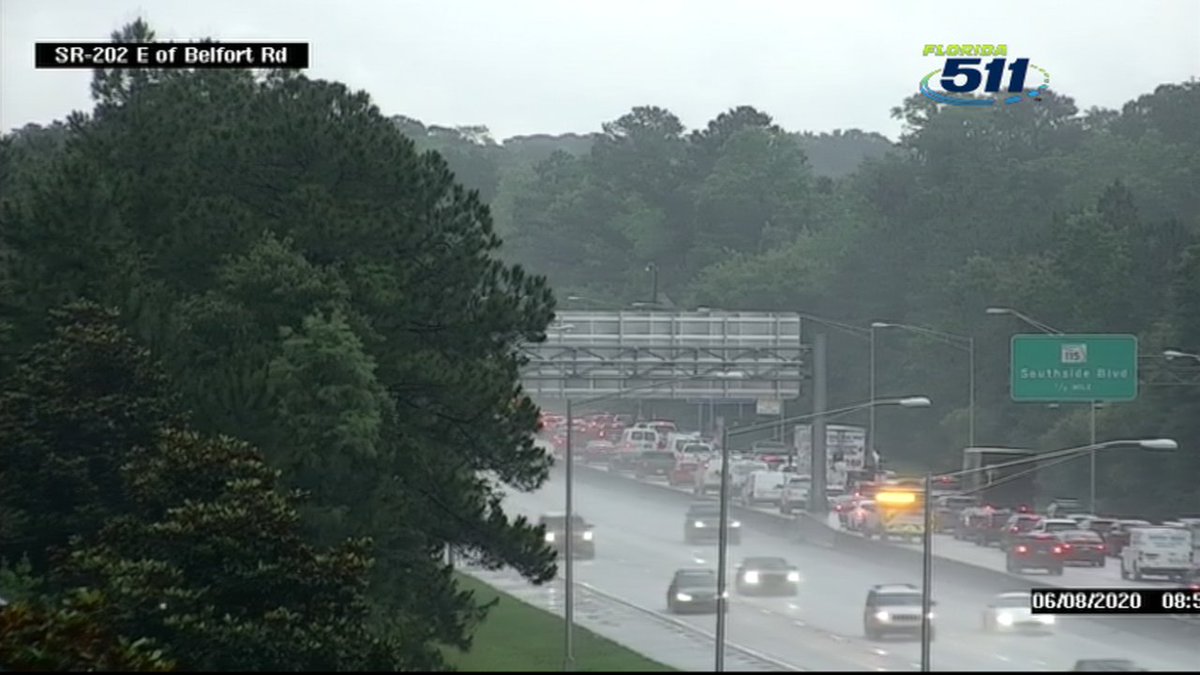ActionTraffic's tweet photo. 9:00a - Traffic Alert - Crash on Butler Blvd East between Belfort Rd &amp; Southside Blvd has the left lane blocked and is causing delays. #ANJTraffic @wokvnews @ActionNewsJax https://t.co/GeHlNdaAEx