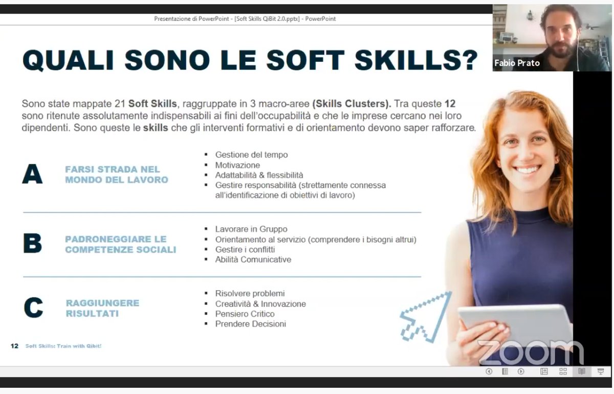 tomtir's tweet photo. #ADAPTmooc2020 con @StefaniaNegri6 e #FabioPrato @GiGroupSpa oggi su #softskills come gestione del tempo, motivazione, adattabilità, competenze sociali e raggiungere risultati, saper gestire l'incognita anche attraverso le tecnologie come alleato. https://t.co/eIl0vTctOf