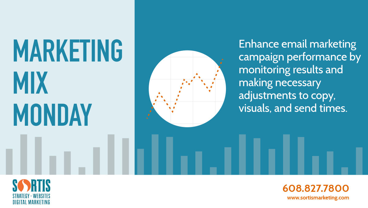 SortisMarketing's tweet photo. Monitor your email marketing campaigns regularly and adjust as needed to ensure results. #WorkWithSortis #EmailMarketing https://t.co/5dbbedUO5r