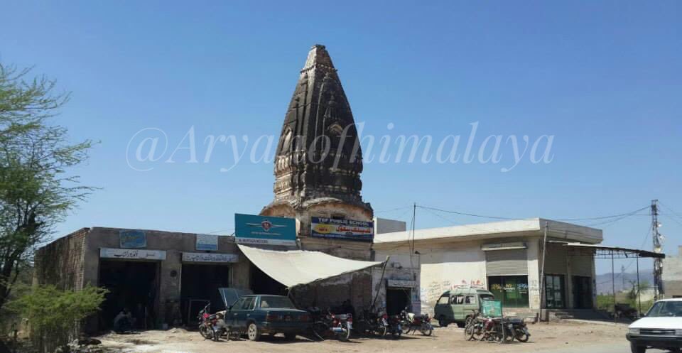 43•An Old Hindu temple at Pind dadan khan, jhelum,  #Pakistan.Now being used for car garage.