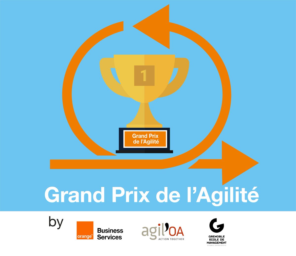 Orange Consulting (@orange_csltg) on Twitter photo 📢Vous avez envie de connaitre ou faire connaitre le niveau d’agilité de votre organisation ? <a href="/Orange_Csltg/">Orange Consulting</a> en partenariat avec agil'OA et <a href="/Grenoble_EM/">Grenoble EM</a> lancent la 2e édition du Grand Prix de l’Agilité 🚀
Inscriptions par ici👉 oran.ge/30j2zUy
#GrandPrixAgilite #agility 📢Vous avez envie de connaitre ou faire connaitre le niveau d’agilité de votre organisation ? <a href="/Orange_Csltg/">Orange Consulting</a> en partenariat avec agil'OA et <a href="/Grenoble_EM/">Grenoble EM</a> lancent la 2e édition du Grand Prix de l’Agilité 🚀
Inscriptions par ici👉 oran.ge/30j2zUy
#GrandPrixAgilite #agility