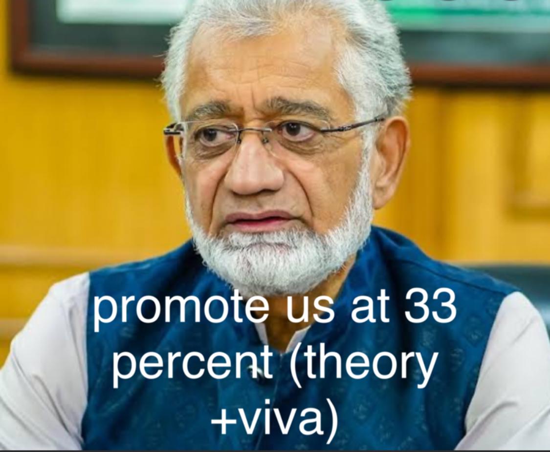 Promote all the supply holders at 33% #PromoteUhsSupplyStudents @ImranKhanPTI