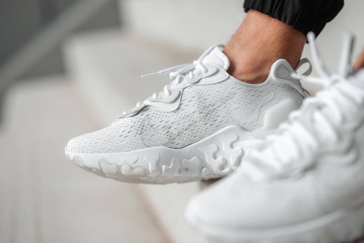 nike react vision triple white