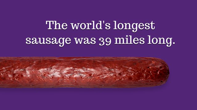 #world #record #Romania #longest #sausage #meat #pork