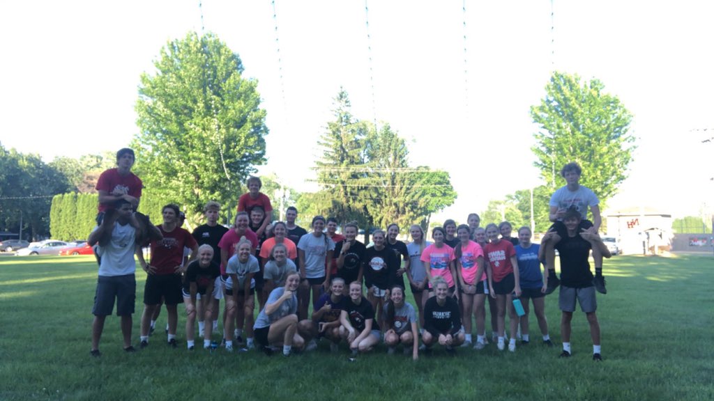Got a great morning grind in today! Could use some more athletes out there. Bring your friends and put in some work!! See you tomorrow morning! (S/C will be held every Monday, Tuesday, and Thursday @ 6:30 a.m.)