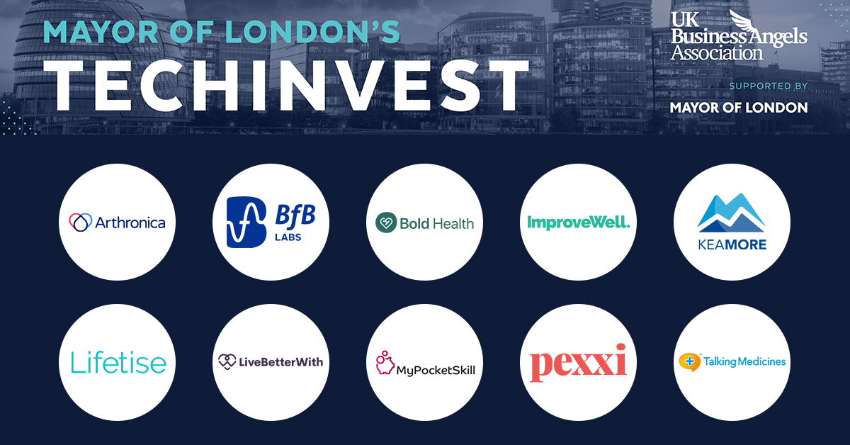 UKBAngels's tweet photo. We're looking forward to meeting the 10 cutting-edge, London-based, women-led businesses picked to present at @MayorofLondon #TechInvest next week as part of @LDNTechWeek 

To attend visit: https://t.co/F2jnQkbwP0 https://t.co/cxo4iYeyjE
