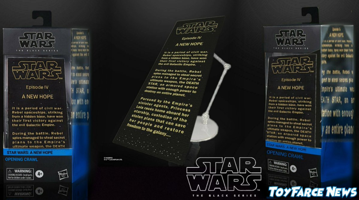 BREAKING NEWS:
STAR WARS - THE 'OPENING CRAWL' FINALLY GETTING A BLACK SERIES FIGURE !

toyfarcenews.com/2020/06/star-w…

#toyfarcenews #toyfarce #hasbro #starwars #starwarsblackseries #blackseries #openingcrawl #starwarsfigures #blackseriesstarwars #actionfigures #toys #humor