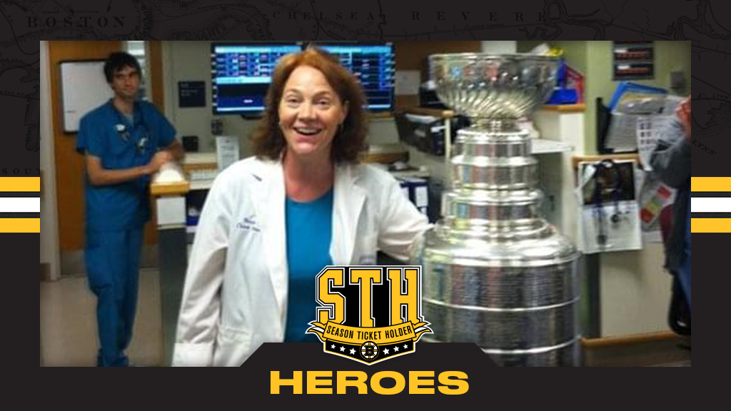 NHLBruins's tweet image. Today, we thank Brenda Morano for all she has done on the frontlines of the COVID-19 crisis.

More about Brenda: bbru.in/3dQ6VGY

#STHeroes | #NHLBruins