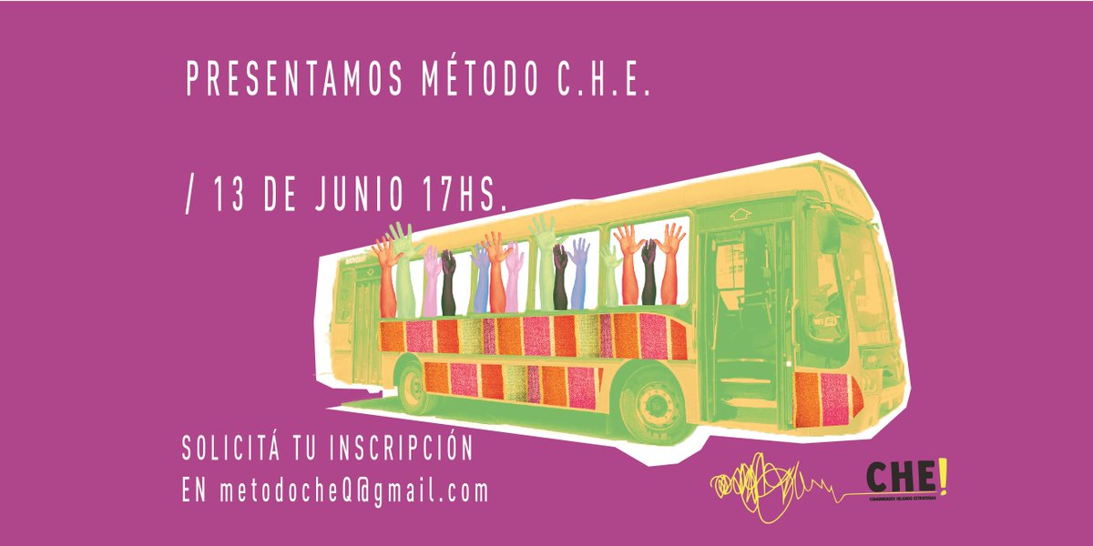 Presentamos #MétodoCHE!
Para diseñar, organizar, estimular y acelerar procesos de #InteligenciaColectiva!
<a href="/NegroFigueroa13/">Ernesto L. Figueroa</a> <a href="/RomiDede/">Roͦmͫiͥnaͣ DD ⭐⭐⭐</a> <a href="/LautaroAragon/">Lautaro Aragón</a> 
<a href="/Gretel_Galeano/">Gretel Galeano</a> <a href="/GuajardoMacoco/">Macoco Guajardo</a> <a href="/tama_sander/">Tamara Sander</a> <a href="/damianmoran/">damian moran</a> <a href="/SoyNattyDemarco/">Natalia Demarco</a> <a href="/JoseFarhatok/">Jose Farhat</a> <a href="/evayala/">Eva Ayala</a> <a href="/JuliaGorsky/">JuGorsKy</a> <a href="/pitu_orrego/">Pitu Orrego</a>