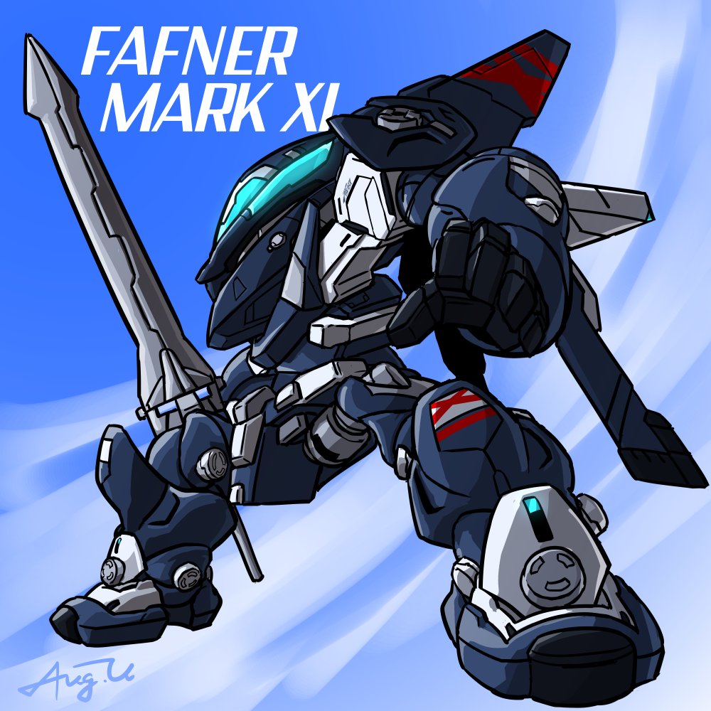 萩月ユウ Aug U エアファフナー機体絵描き100人展