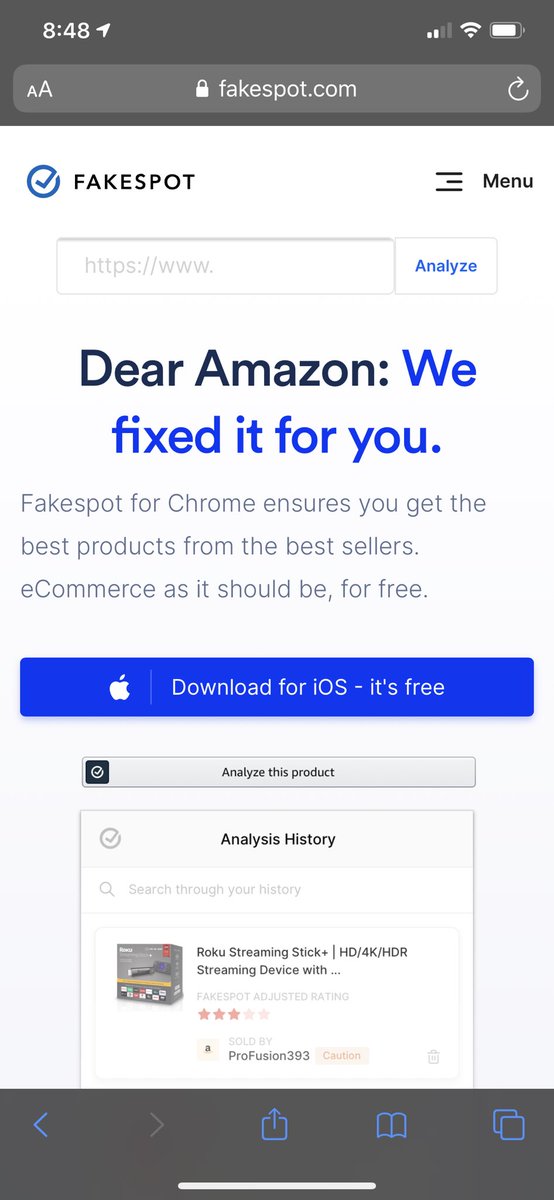 sarmavelamuri7's tweet image. These guys? #fakespot