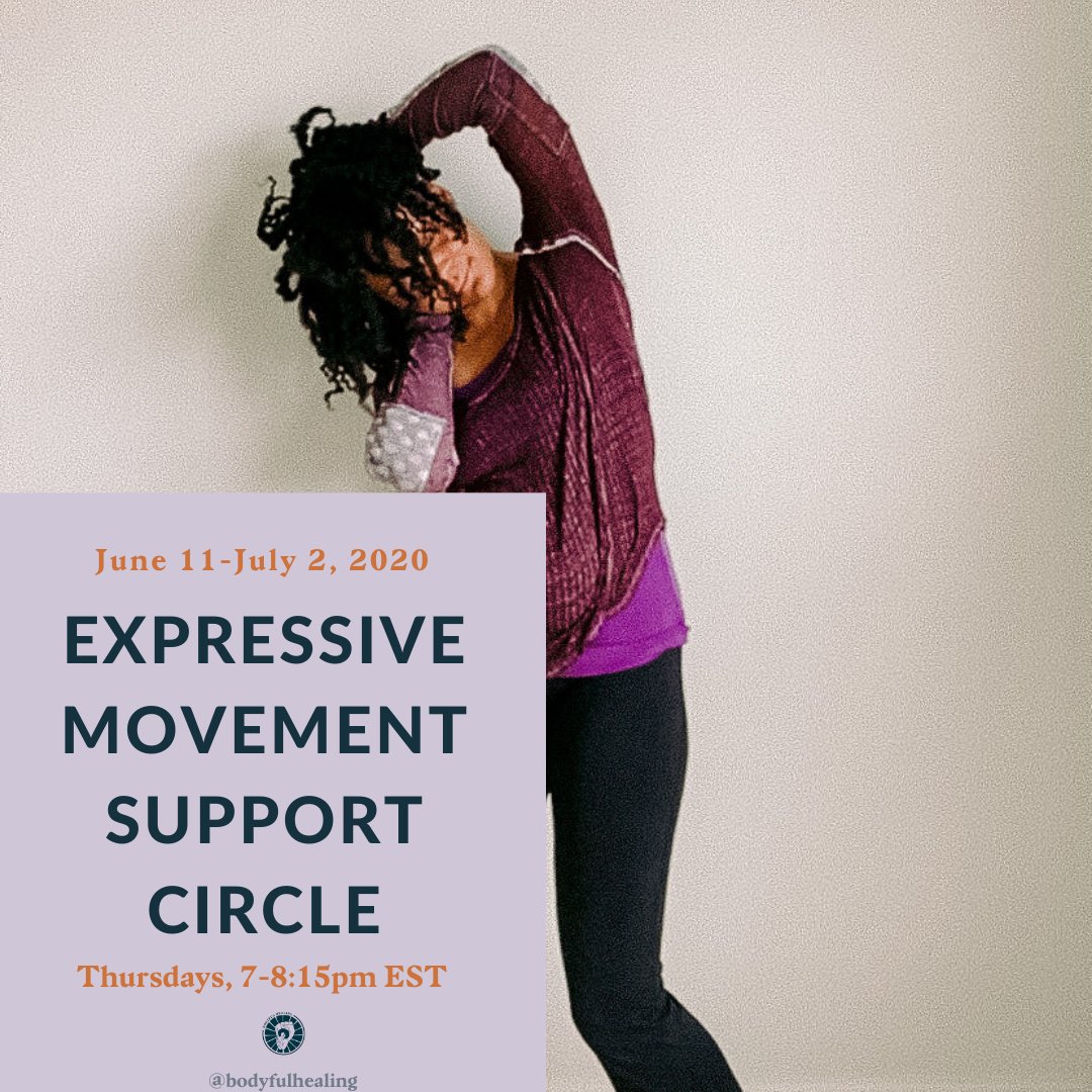 BodyfulHealing's tweet photo. That's why we created a four week Expressive Movement Support Circle. 

For more info and to sign up,  click here: https://t.co/3sVLTIH5RP https://t.co/I23Au3O43U