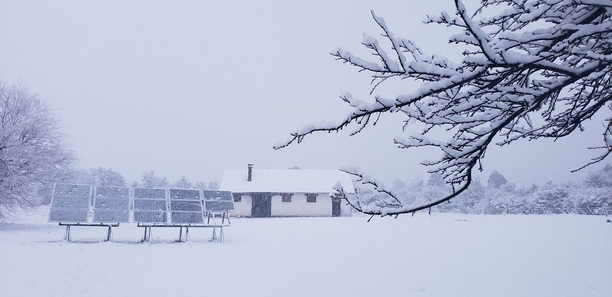 Así amaneció Paso Internacional Mamuil Malal hoy, lunes 8 de junio de 2020.
Foto: Gentileza Liliana Sergi