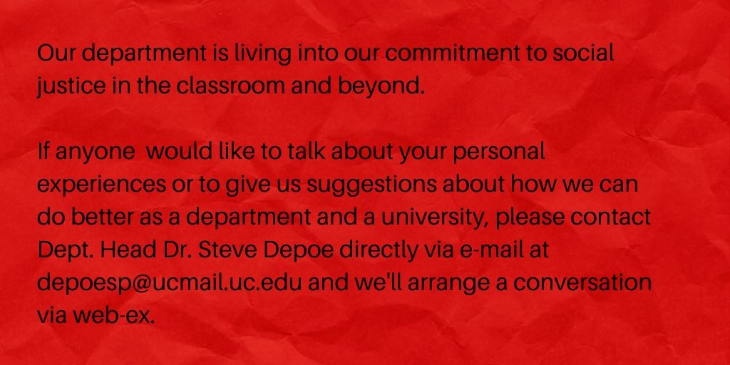 CommUC's tweet photo. A message from the Department of Communication. #bestcommdept @stevedepo https://t.co/rmDf5fvES7