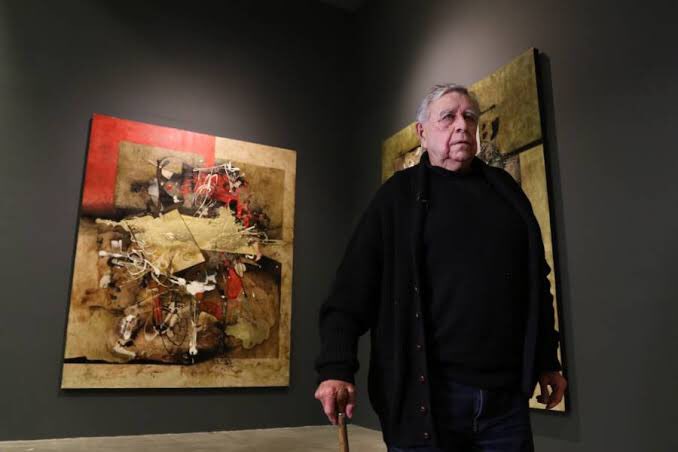 Arteymas_'s tweet photo. Falleció el artista mexicano Manuel Felguérez nacido en el estado de Zacatecas, su vasta obra ha oscilado entre el constructivismo y la abstracción, experimentando con la geometría o haciendo detonar las formas. Lo mismo ha usado los metales más rígidos y las materias más crudas. https://t.co/6R0OqQtgru