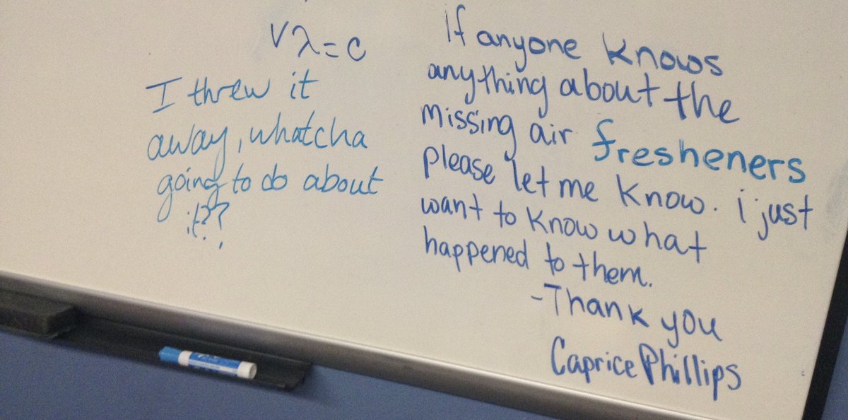 I bought cotton scented air fresheners for the undergrad physics lounge and they were thrown away by my peers, and I was told one said “why do I picture Caprice picking cotton when I smell this air freshener?” #BlackintheIvory