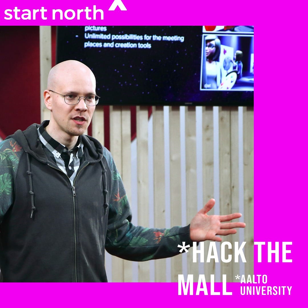 startnorth's tweet photo. "When talking about VR, 5G and edge infrastructure allows for large part of the computing to happen in the cloud. This way 5G can help to reach lighter &amp; wireless VR glasses and higher content quality”, says Eero Tiainen, VR specialist at Aalto University.

#hackthemall https://t.co/SRzW3xzM0M