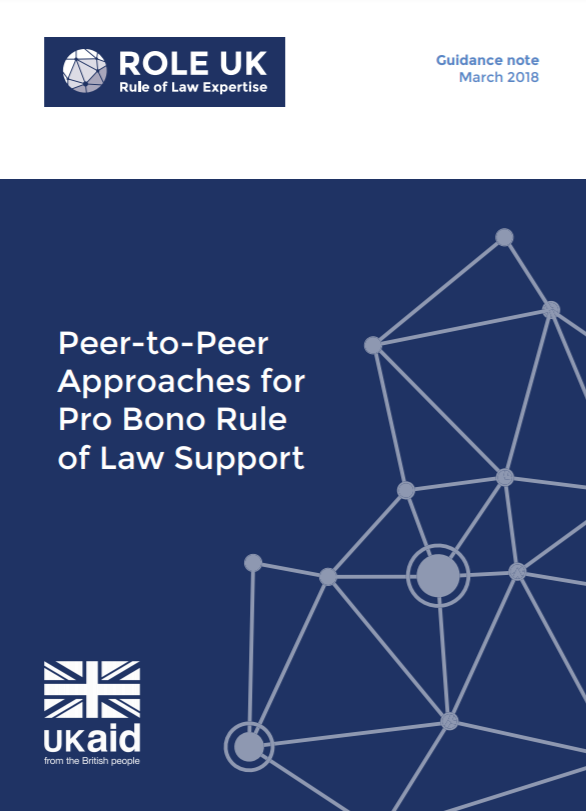 a4id's tweet photo. Now more than ever, we need creative ways to sustain cross-border #partnerships and #collaboration. A4ID’s #ROLEUK Programme paper analyses the value of #PeerToPeer approaches for supporting meaningful and impactful #ProBono: https://t.co/YAshfXv1FN https://t.co/OVzv2TY0OF