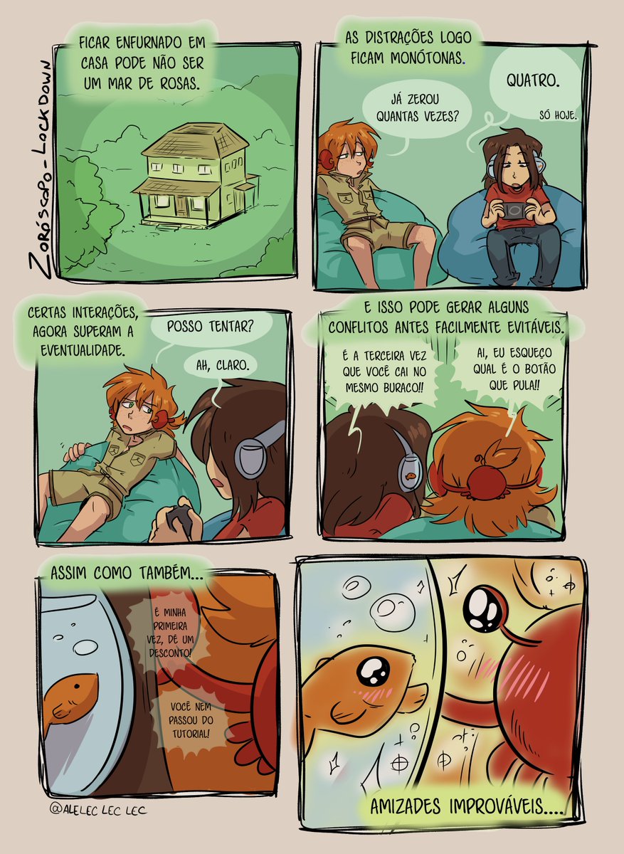 BOM DIAAAA
Zoróscopo supresa pra alegrar sua quarentena <3
Se caiu aqui de paraquedas, tem as tiras aqui: https://t.co/vIOFodHblR