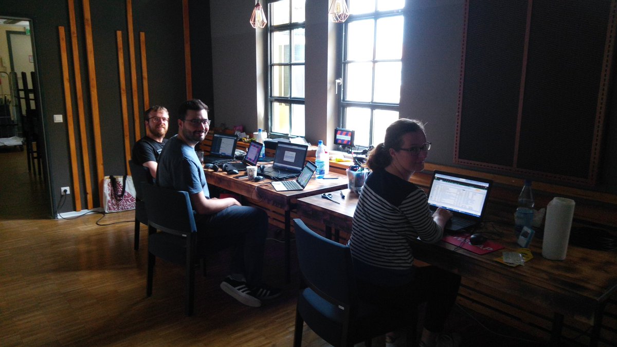 suffar's tweet photo. Only 1/2 hour to go till @berlinbuzzwords starts! The @plainschwarz team is happy and proud to make this happen! #bbuzz #vbuzz Thanks for all the support! https://t.co/uSdEP1Cv5g