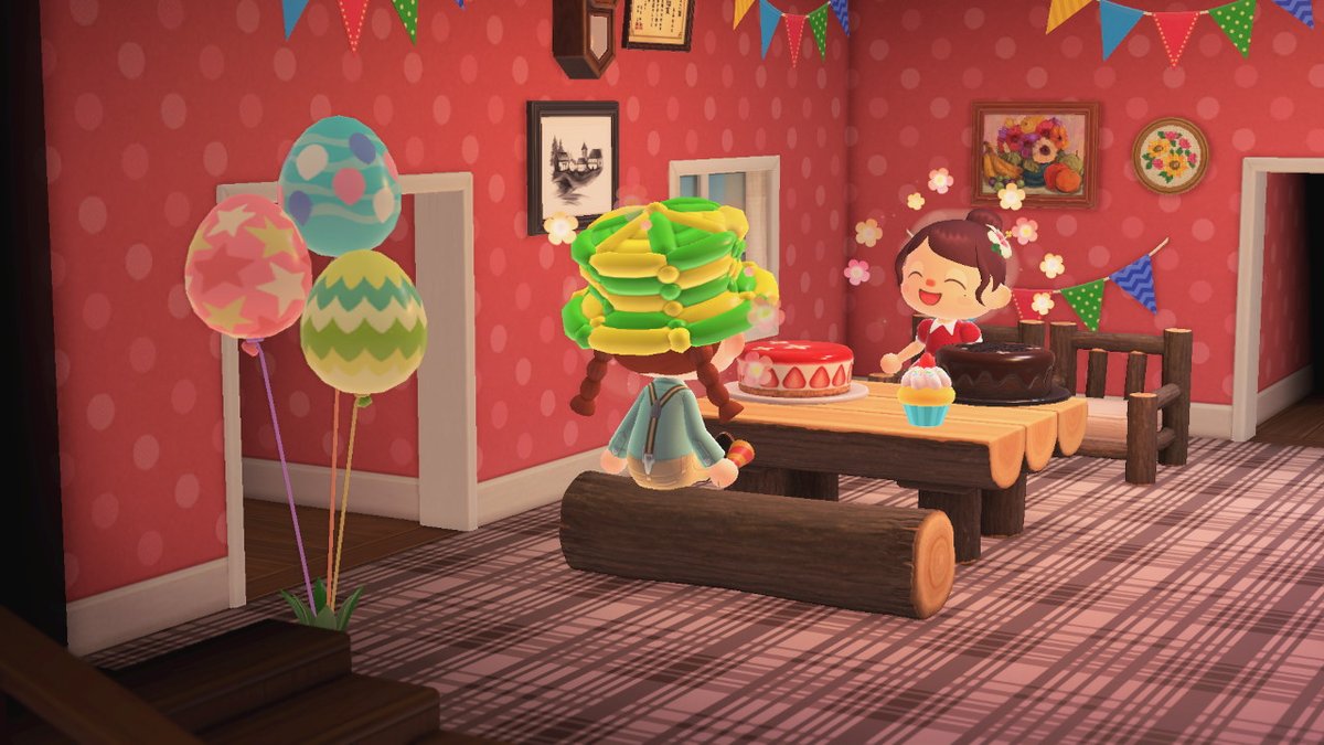 kapibaraninarit's tweet photo. バースデーパーティー #どうぶつの森 #AnimalCrossing #ACNH #NintendoSwitch https://t.co/8HAenTipKG