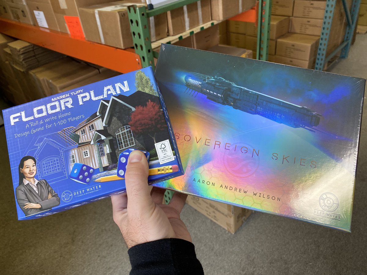 sctadlock's tweet image. Look what just arrived at @DeepWaterGames warehouse