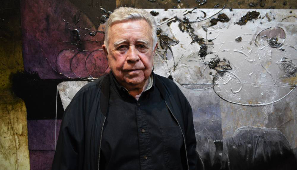 CulturaUNAM's tweet photo. Es una pérdida lamentable la partida de Manuel Felguérez, gran exponente del arte abstracto e integrante fundamental de la Generación de la Ruptura. Recientemente, con motivo de sus 90 años,  @muac_unam realizó la exposición retrospectiva "Trayectorias". Descanse en paz.🖤 https://t.co/WsjE58qxIY
