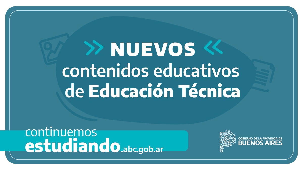 BAeducacion's tweet photo. Ya están disponibles los nuevos contenidos de Educación Técnica en #ContinuemosEstudiando 💻

Recordá que la navegación por nuestra plataforma no consume datos móviles 👉 https://t.co/OKfXIShJ3r https://t.co/oLh20VumzX