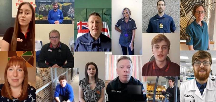 DYWWestLothian's tweet photo. A huge thank you to all our #DYWKeyWorkers who supported the @dywscot campaign last week. It was truly inspiring to hear about the variety of job roles which are keeping the country going at this challenging time #AJobForEverybody #MondayMotivation https://t.co/iYbwhzW671