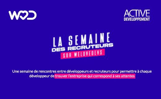 actived_'s tweet photo. La Semaine des #Recruteurs de @welovedevs commence aujourd’hui ! C’est l’occasion pour vous de nous poser plein de questions sur notre société.
💬 RDV jeudi 11, venez discuter avec nous !
👉 Notre profil : https://t.co/L1Po5aaC5M
#JeSuisLaPourRecruter #JeSuisLaPourAider #rh https://t.co/4B5E6HUDrQ