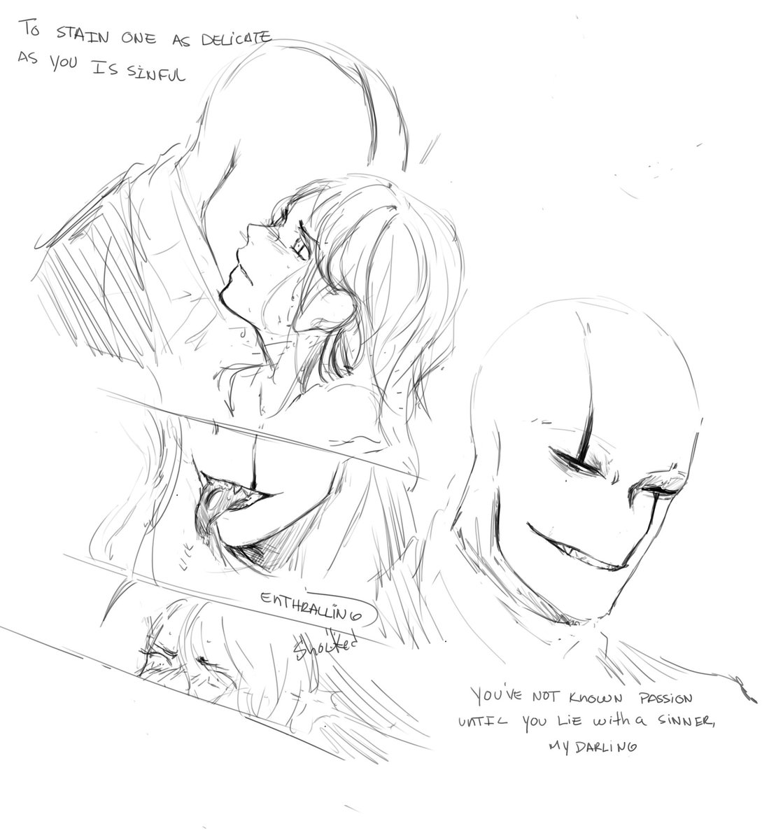 I CANT BELIEVE IT BRO. AFTER A COUPLE OF PAINFUL YEARS OF HIATUS SHE IS FINISHIN THIS FIC. The reason why i fell for Gaster so fuckin hard. This fic was my obsession for a while. I'm glad she is back!!
Linving with a Litch is finally having a closure. An old doodle fams 