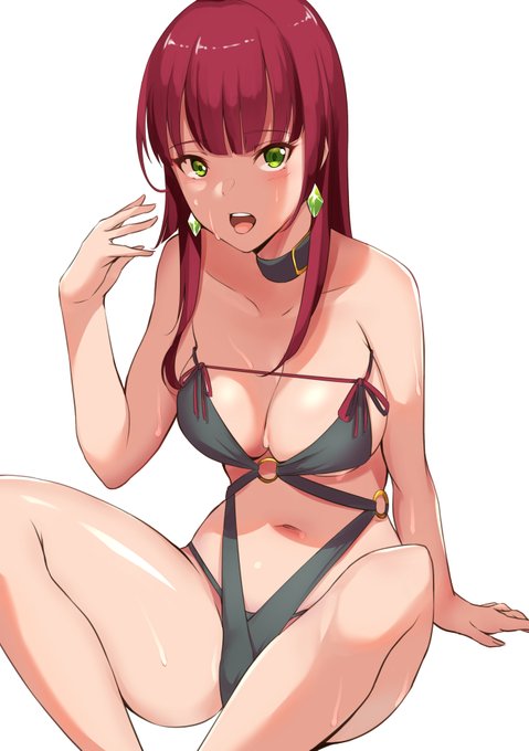 とても暑がりな紅蘭 