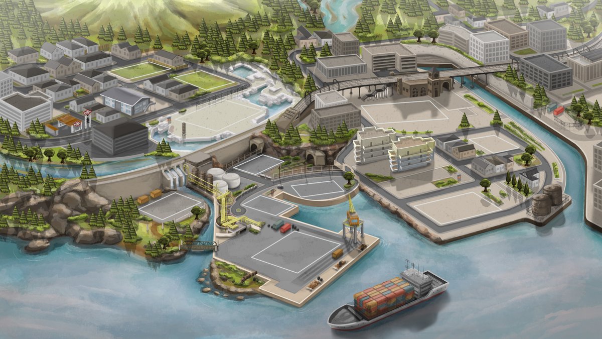 filipesims_art's tweet image. Fan art do mapa de Evergreen Harbor
#TheSims4 #TheSims4EcoLifestyle