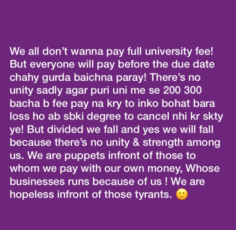 BerozgarTulba's tweet photo. #nosemesterfee #ShameOnYou https://t.co/Xk4KBNPAtt