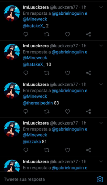 Em relação a este sujeito, está desclassificado do sorteio, só para avisar todos vocês.