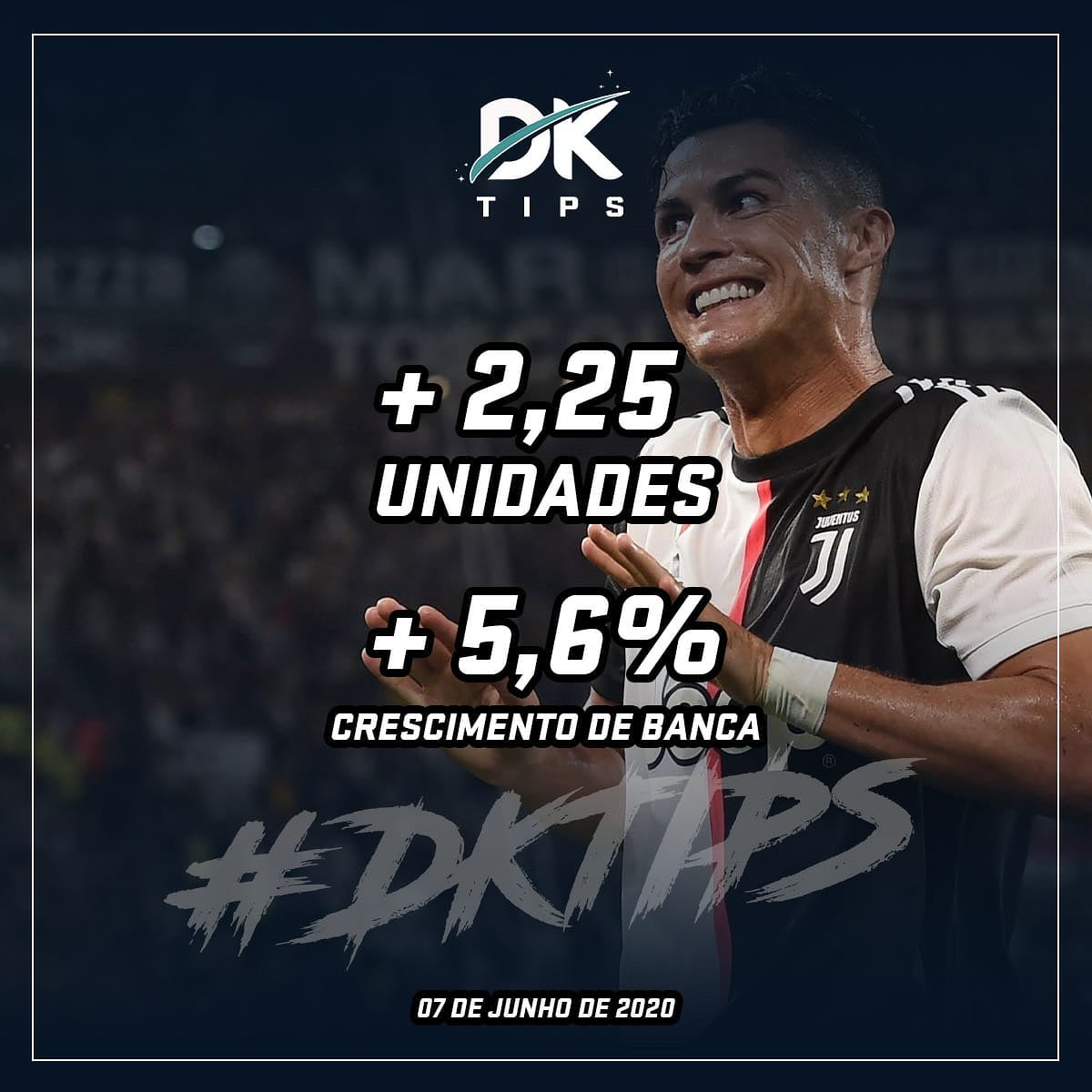 dktipsbr's tweet photo. Finalizamos a 1Β° semana do mΓͺs somando +8,91 unidades no grupo vip. 100% e contando, sΓ£o 18 dias seguidos desde a volta do futebol sendo positivo todos os dias. #DKTIPS https://t.co/cozdedyvuC