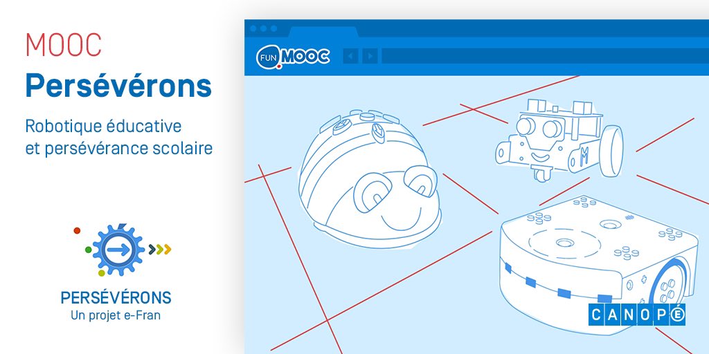 💡Face au succès du #MOOC, persévérons sur la #robotique éducative qui compte déjà + de 2100 inscrits, les inscriptions sont prolongées jusqu’au 8 juin prochain ! 
Profitez-en :
📌fun-mooc.fr