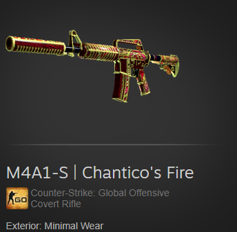 ($42) M4A1-S | Chantico's Fire MW🎁

To Enter:
✅Retweet + Follow <a href="/YtZlashy/">Zlashy</a> 
✅Like &amp; Comment on vid: youtube.com/watch?v=mNknkS…
✅Tag 2 Friends

Winner will be picked in 48Hours! GLHF🍀
