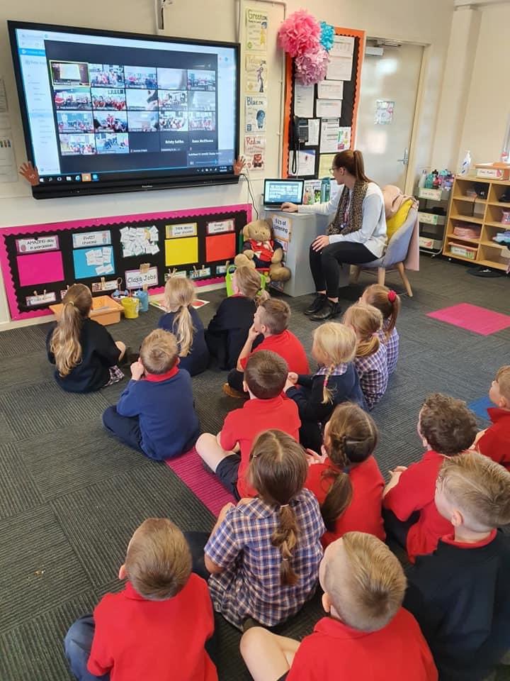 We had our first virtual assembly today via #Zoom. Our leaders did a great job! <a href="/ryannoonan5/">Ryan</a>