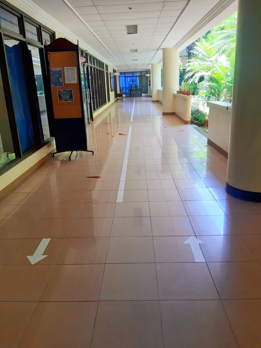 LetranBataan's tweet photo. As part of the #LABANLETRAN: Letran COVID-19 Plan, Prepare, Respond, the Colegio conducted the first day of the general cleaning and disinfection, putting of visual cues, and briefing among the Auxiliary Services Department's utility personnel.
Stay safe and healthy! https://t.co/7Zer3oEvlP