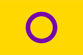 The Intersex Flag represents people born with "ambiguous" physical characteristics, which includes hormones, reproductive organs, genitals, chromosomes, or some combination of the four.