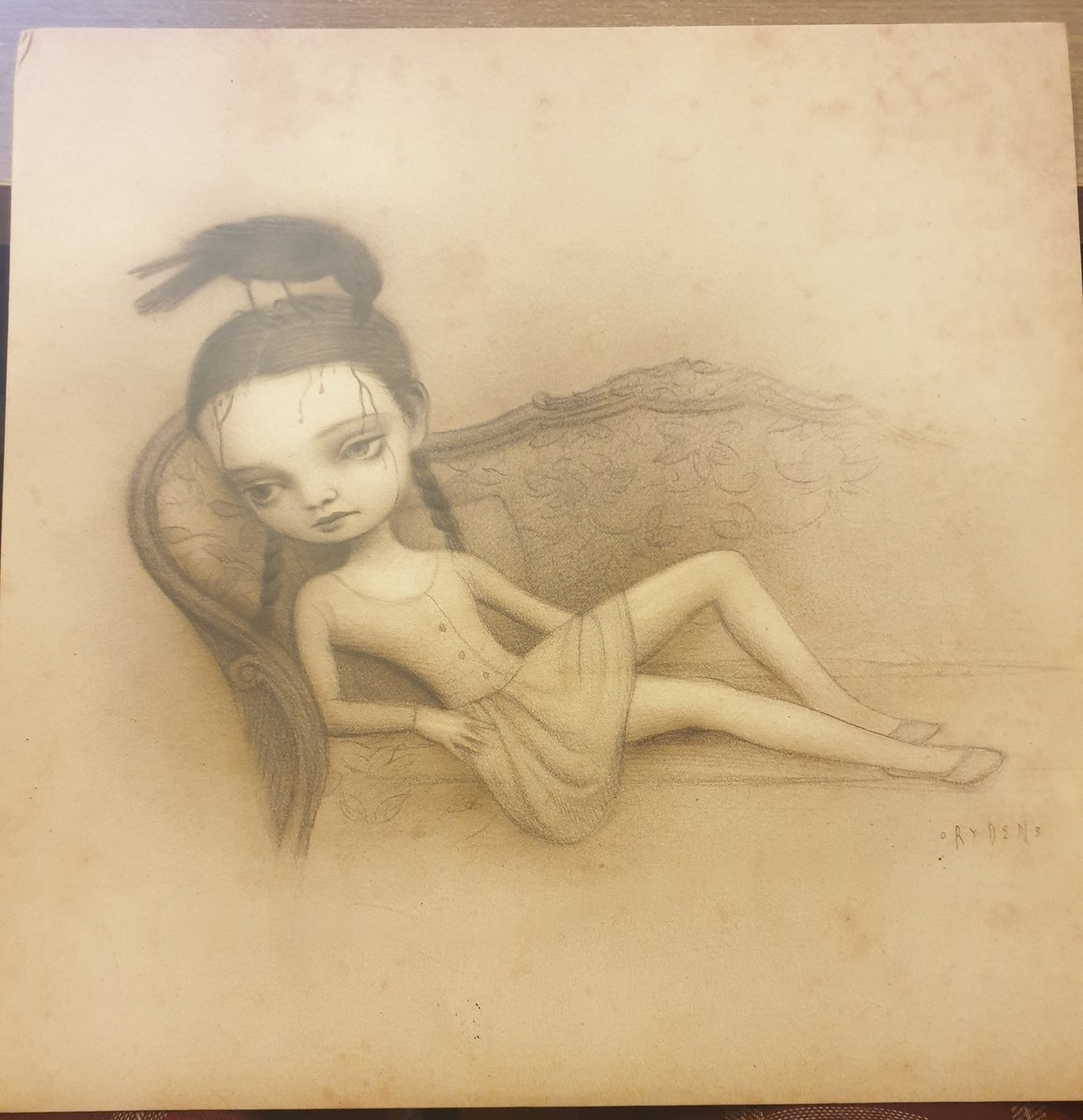 Now, onto the darker sounds of a rainy, cold, dark Britain - as soundtracked by LA, goth indie-pop outfit  @Scarling - another project from  @Jessicka of  @JOJ_official fame. Record 17 is "So Long Scarecrow" from 2005 - another disturbing Mark Ryden cover as well :)