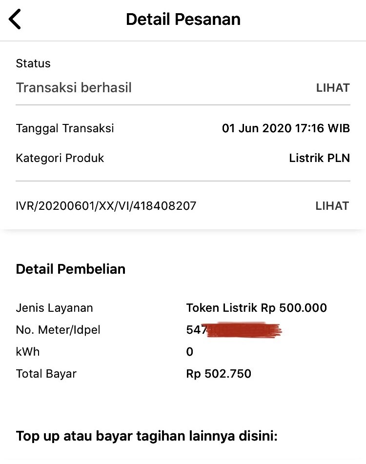 adisthy_'s tweet photo. @tokopedia beli token listrik 500rb dapet sms kaya gini maksudnya gimanaaaaa yaaaaaaa https://t.co/NWPoDLDoz8